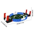 thumbnail image 3 of Mini Table Football Sports Soccer Game Interactive Board Toys For Children Double Player Foosball Battle 45X215X10Cm Skill Development Activity, 3 of 9