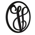 thumbnail image 1 of Personalized Letter Décor| Wall Hanger | Monogrammed Sign | Birthday Gift | Black 22, 1 of 4