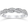 thumbnail image 1 of G/SI1 .30ct Diamond Infinity Ring 14K White Gold, 1 of 1
