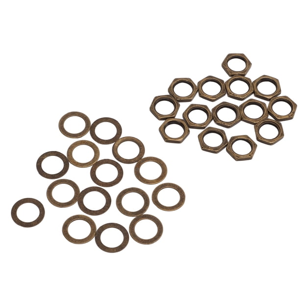 Kit de Arandelas de Tuercas para Guitarra Tuercas y Arandelas de Potenciómetro de Hilo Femenino M9 de Repuesto para bajo de Guitarra Eléctrica ANGGREK Otros
