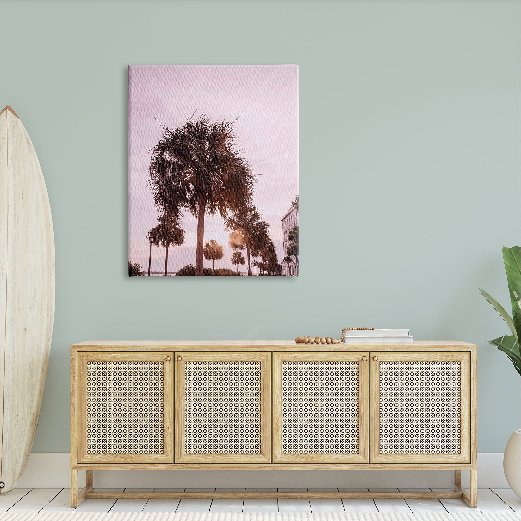 Stupell Industries Tropical Palm Tree Summer Vacation Resort Photography Photograph Gallery Wrapped Canvas Print Wall Art, Design by Jennifer Rigsby