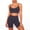 Black, variant on Diufon Two Piece Workout Sets for Women Spaghetti Straps Sports Bras and High Waist Matching Shorts Gym Yoga Outfits