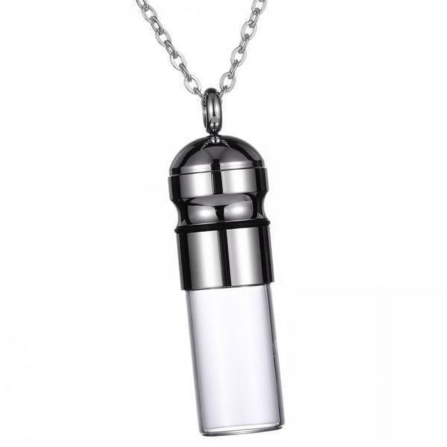 4 Colgantes De Cristal Para Urna De Cremación, Collar, Soporte Para Perfume Para Mujeres, Hombres Y Amigos