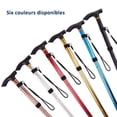 thumbnail image 3 of Folding Cane - Non-Slip Telescopic Aluminum Cane - Silver, 3 of 4