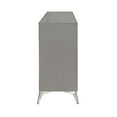 thumbnail image 3 of Benjara Sami 58 Inch Wide Dresser, 6 Drawers, Mirror Trim, Embossed Texture, Gray, 3 of 5