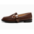 thumbnail image 2 of Womens Slip On Loafers T-Strap Closed Round Toe Flats Comfortable Work Business Dress Shoes, 2 of 3