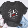 thumbnail image 6 of EcoLoom Teacher Noun Shirt Teacher Definition Short Sleeve Unisex T Shirt, 6 of 6