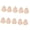 Light pink, variant on Ywmsfl 10Pcs Gourd Shaped Alloy Buttons Multipurpose Sewing Buttons For Garments Jackets Shirt Clothing Dressmaking Decoration