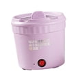 thumbnail image 4 of Mini Hot Pot Electric Rice Cooker Nonstick Double Layer Heat Insulation Portable Violet 1.2L Upgraded, 4 of 9