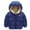 Navy Blue, variant on GYRATEDREAM Toddler Little Boy Girl Winter Thicken Puffer Hooded Jacket Down Coat,4-5T