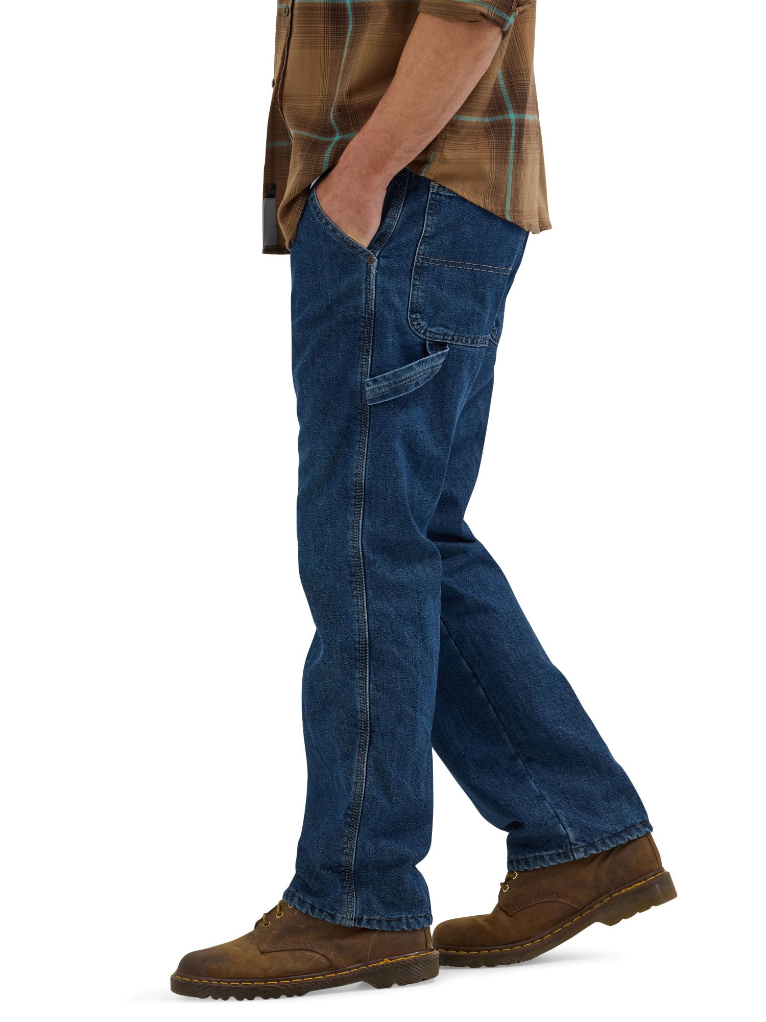 Wrangler Men's and Big Men's Relaxed Fit Fleece Lined Cargo Pant