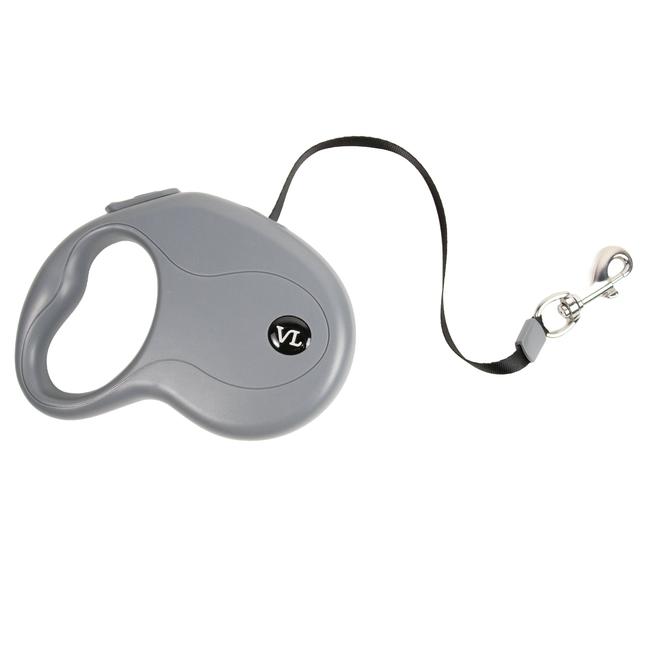 Vibrant Life Retractable Tape Leash, 10 Feet, Black, Medium photo 4