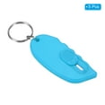 thumbnail image 3 of Unique Bargains Mini Portable Box Cutter, Package Opener Small Utility Office Letter Opener Light Blue 5Pack, 3 of 5