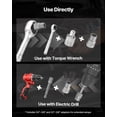 thumbnail image 5 of VEVOR Bolt Extractor Kit, 16 Pieces Impact Bolt & Nut Remover Set with Adapters and Pin Punch, Solid Storage Case, Cr-Mo Steel for Removing Damaged, Rusted, Stripped, Rounded Bolts, Nuts and Screws, 5 of 9