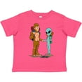 thumbnail image 3 of Inktastic Camping Bros Bigfoot and Alien Boys or Girls Toddler T-Shirt, 3 of 5