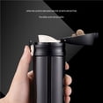 thumbnail image 2 of Kearding Botella de viaje aislada con tapa de rebote Taza de vacío de regalo de negocios inoxidable 480ML Taza de agua universal a prueba de fugas Almacenamiento y organización del hogar Kearding HA013734-00, 2 of 6