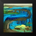thumbnail image 2 of Ferrell, Erin McGee 12x12 Black Modern Framed Museum Art Print Titled - Bridge I, 2 of 5