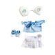 thumbnail image 3 of Ropa para muñecos de peluche de 15 cm, accesorios para muñecos de peluche, disfraces suaves, bricolaje azul, 3 of 8
