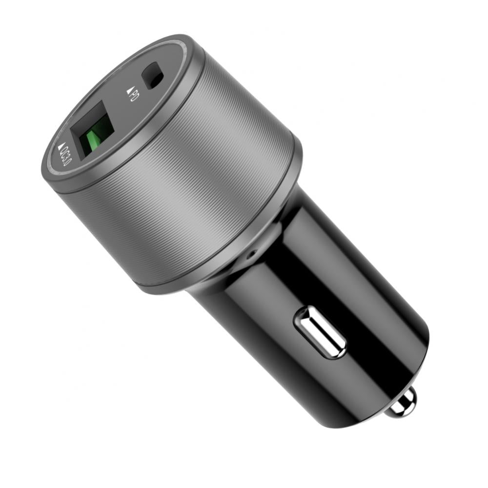 USB C Car Charger Adapter,20W 2 Port Fast Car Charger with Power