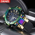 thumbnail image 5 of Explojoy Men's Colorful Digital Watch – Waterproof, Alloy Case, Multifunctional Sport Design, 5 of 9