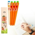 thumbnail image 5 of Denhf 4Pcs Funny Screaming Carrot Gel Pens, 0.5mm Retractable Fine Point Black Ink Pens with Pressing Tongue Design, Cute Smooth Writing Pens for Writing and Sketching, Office Supplies, 5 of 9