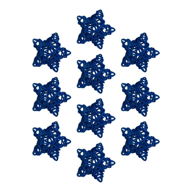 Colgantes de Estrella de Navidad BLESIY decoración para fiestas azul