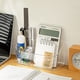 thumbnail image 4 of SUNFICON Organizador de bandeja de maquillaje, vitrina de cosméticos, mesa, escritorio, tocador, encimera, baño, gabinete de pared, caja de almacenamiento de medicamentos, 9 divisores, 2 extraíbles pa, 4 of 5