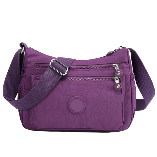 Bolso de mano para mujer, espacioso, con múltiples bolsillos, tipo bandolera, moderno, con asa superior