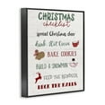 thumbnail image 4 of Stupell Industries Rustic Christmas Checklist Holiday Painting Black Framed Art Prints Wall Art, 11 x 14, 4 of 10