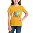 thumbnail image 3 of DISKEBUISS T-Shirts for Children - Back to School Print Short Sleeve Round Neck Casual Comfort Top for Everyday & Playing, 3 of 5