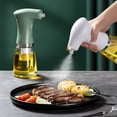 thumbnail image 1 of Pulverizador de aceite presurizado inalámbrico 240ml | Vidrio pulverizador atomizador recargable tipo C | Modos de Niebla Dual y Corriente | Control preciso para cocinar, barbacoa, condimentar, 1 of 9
