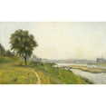thumbnail image 3 of Stanislas Lépine 18x12 Black Modern Framed Museum Art Print Titled - Ivry-Sur-Seine. the Confluence with the Marne (circa 1876-80), 3 of 5