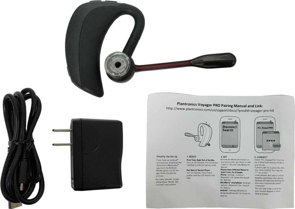 speelplaats Onvermijdelijk Geweldig Plantronics Voyager Pro HD Bluetooth Headset W/ Noise Reduction & Smart  Sensor (Refurbished) - Walmart.com