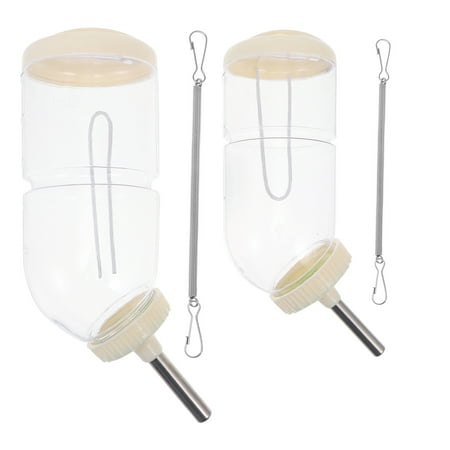 

2pcs Leakage Proof Pet Rabbit Water Dispensers Small Pet Water Drinkers
