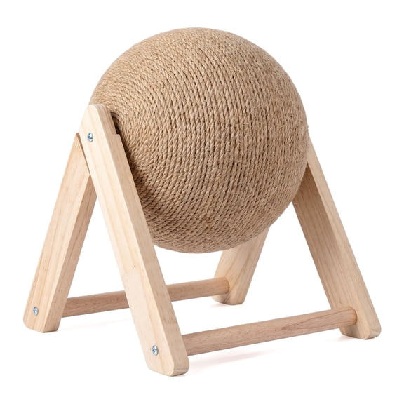 Cat Scratching Toy Woody Toy Cat Chew Scratching for Cats Cat Scratching Post Cat Furniture Cat Scratching Rotatable Cat Wheel Cat Ball Toy Scratcher Cardboard Kitten Miss Sisal
