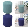 thumbnail image 1 of 2 Uds., Funda de Puf Elástica, de Almacenamiento para Sofá, Muebles de Taburete Plegable Macarena Funda otomana, 1 of 8