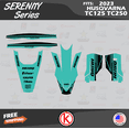 thumbnail image 4 of Kalair GFX Graphics Kit for Husqvarna MX 2 STROKE TC125 and TC250 (2023+) Serenity Series, 4 of 5