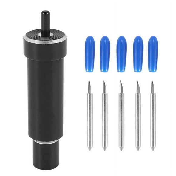 Cuchilla de Corte Profundo de Repuesto + Carcasa de Cuchilla de Corte Profundo de Punto Profundo para  Maker Explore, Air y Air 2 Plotter de Corte
