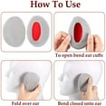 thumbnail image 2 of Ageoie Ear Protection Artifact Ear Bag Ear Warmer Ear Cover Day Sleeping Earmuffs Warm Men's Winter Windproof Women's Soundproof Earmuffs on Sale! Bandless Ear Ear Ear Unisex Winter Outdoors, 2 of 6