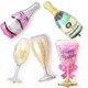 thumbnail image 3 of Jumbo Pink Champagne Glass Foil Balloon Birthday Party Decoration Supplies-Good, 3 of 4