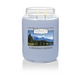 thumbnail image 3 of Carolina Candle Crisp Mountain Air 22 Oz Jar Candle, 2-Wick, Blue, 3 of 6