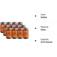 thumbnail image 5 of WIDE MOUTH Quart (32 oz.) Glass Food Preserving Pickling Canning Mason Jar with Lid and Band, Clear, 12-Count (Packaging May Vary) (Amber), 5 of 5