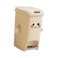 thumbnail image 2 of Contenedor de basura para cocina, impermeable, con pedal sencillo 10 litros, 2 of 9