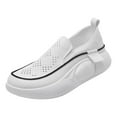 thumbnail image 1 of Zapatillas de deporte Damas Niñas Antideslizantes Mujeres Zapatos casuales para caminar Blanco, 1 of 8