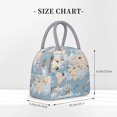 thumbnail image 2 of Fotbe Animals Travel World Map Bolsa de Almuerzo con Estampado, Lonchera Aislada, Contenedor de Comida Reutilizable Tipo Cooler a Prueba de Fugas, 2 of 6