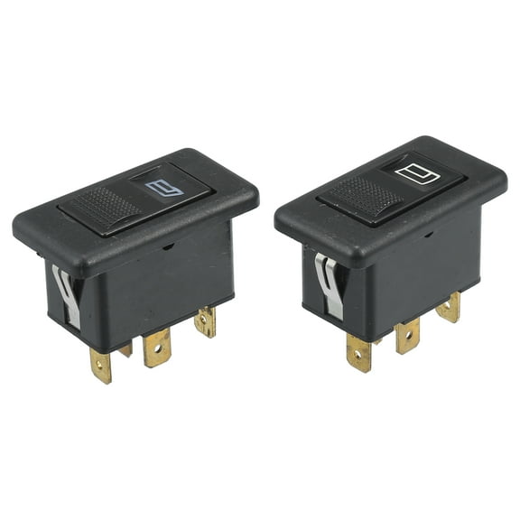 Unique Bargains 2 Pcs Car Window Glass Lifter Switch Assembly for Volkswagen Jetta