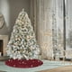 thumbnail image 5 of Falda para árbol de Navidad de 24 pulgadas con lentejuelas, falda para árbol de Navidad vintage, juego de faldas para árbol de Navidad, decoración para fiestas de Navidad, falda para árbol de, 5 of 9