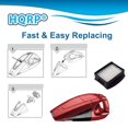 thumbnail image 4 of HQRP Paquete de 2 filtros de repuesto para Dirt Devil F39 2DT0880000 2-DT0880-000 compatible con aspiradoras de mano inalámbricas Dirt Devil Gator BD10125 BD10165 BD10175, 4 of 5