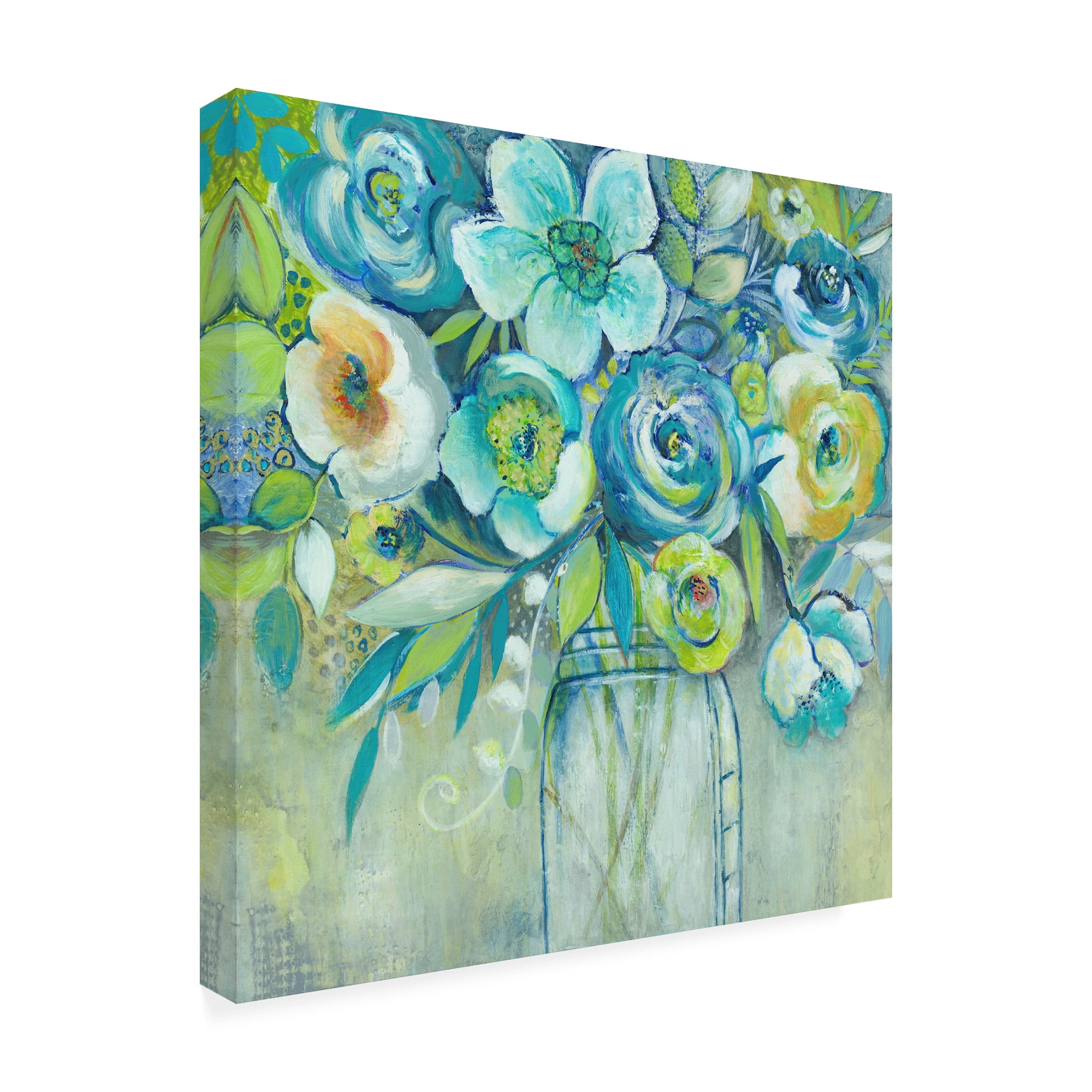 Trademark Fine Art 'Late Summer Blooms I' Canvas Art by Elle Summers