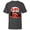 Charcoal Heather, variant on Disney Mickey Mouse Racing Team "Oh Boy!" Race Car Driver - Short Sleeve T-Shirt for Kids - Customized-White